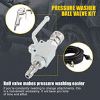 3/8" Ball Valve for Pressure Washers (Max 4500 PSI)