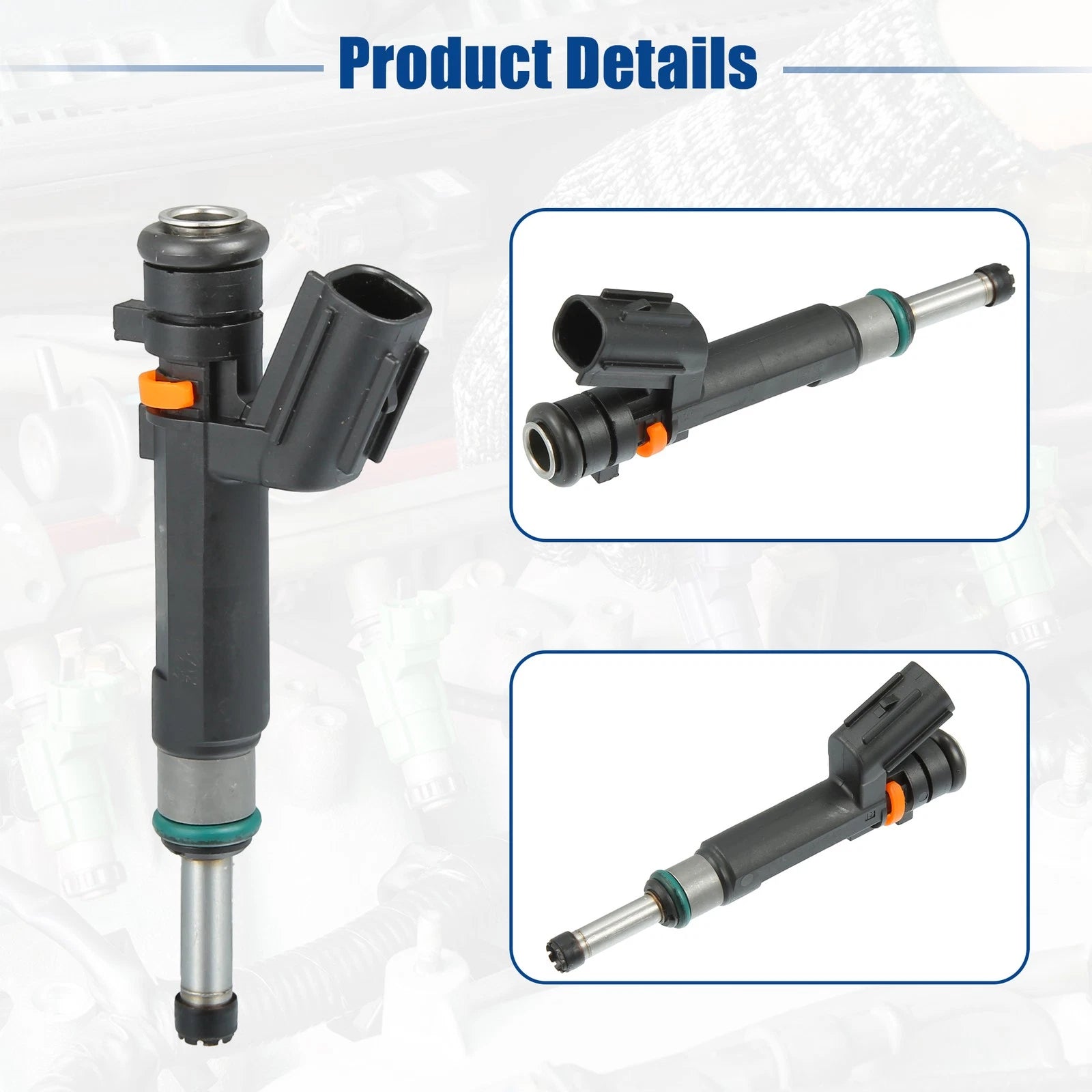 Set of 4 Fuel Injector Nozzles for Nissan Versa 1.6 (2012–2016) No.16600-1KT0A