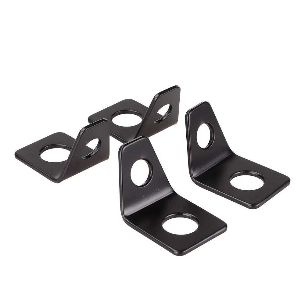 Set of 8 Seat Belt Mounting Brackets for 90 Degree Angle Installation