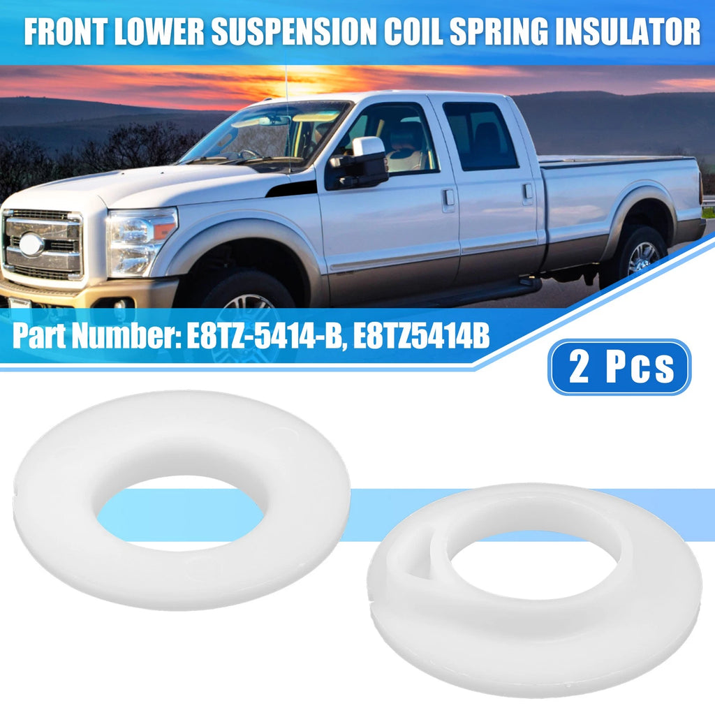 2X Front Lower Suspension Coil Spring Insulator E8TZ5414B for Ford F150 F250 (1992–1996)