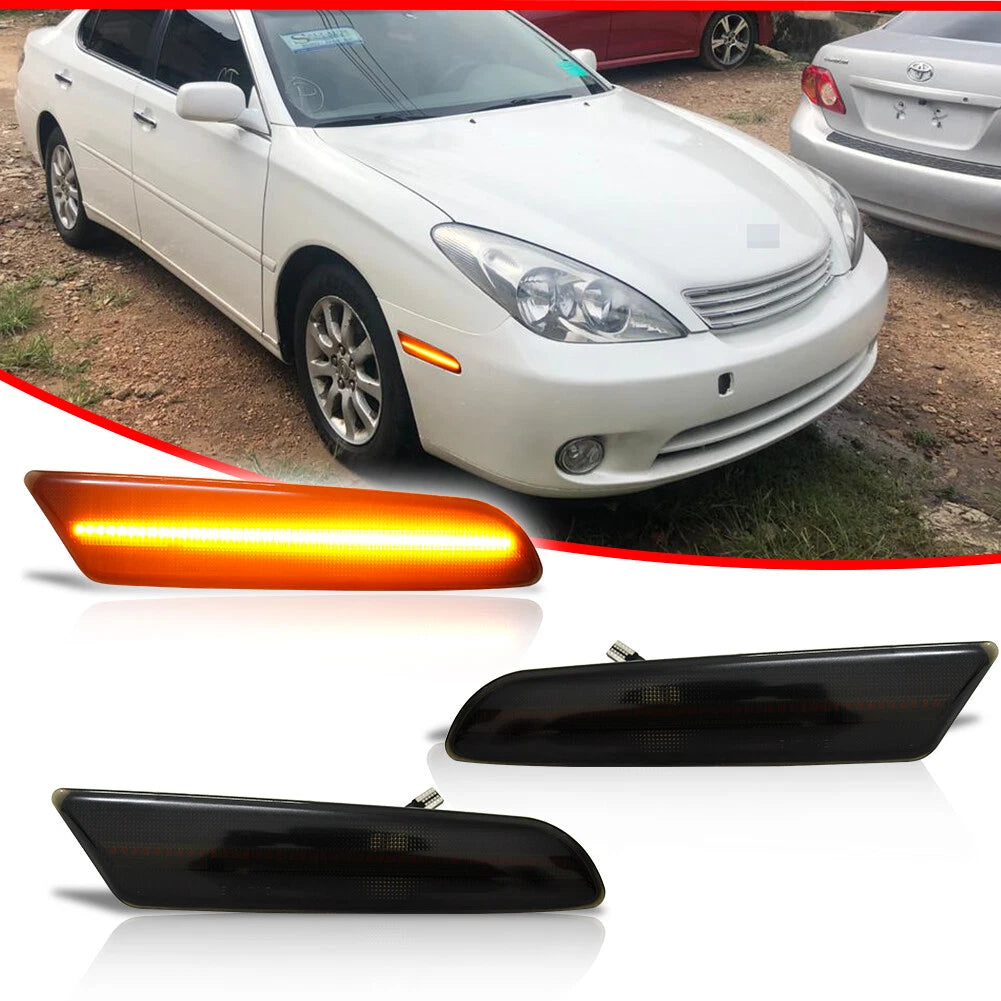 Amber LED Front Side Marker Lights for Lexus ES300, ES330