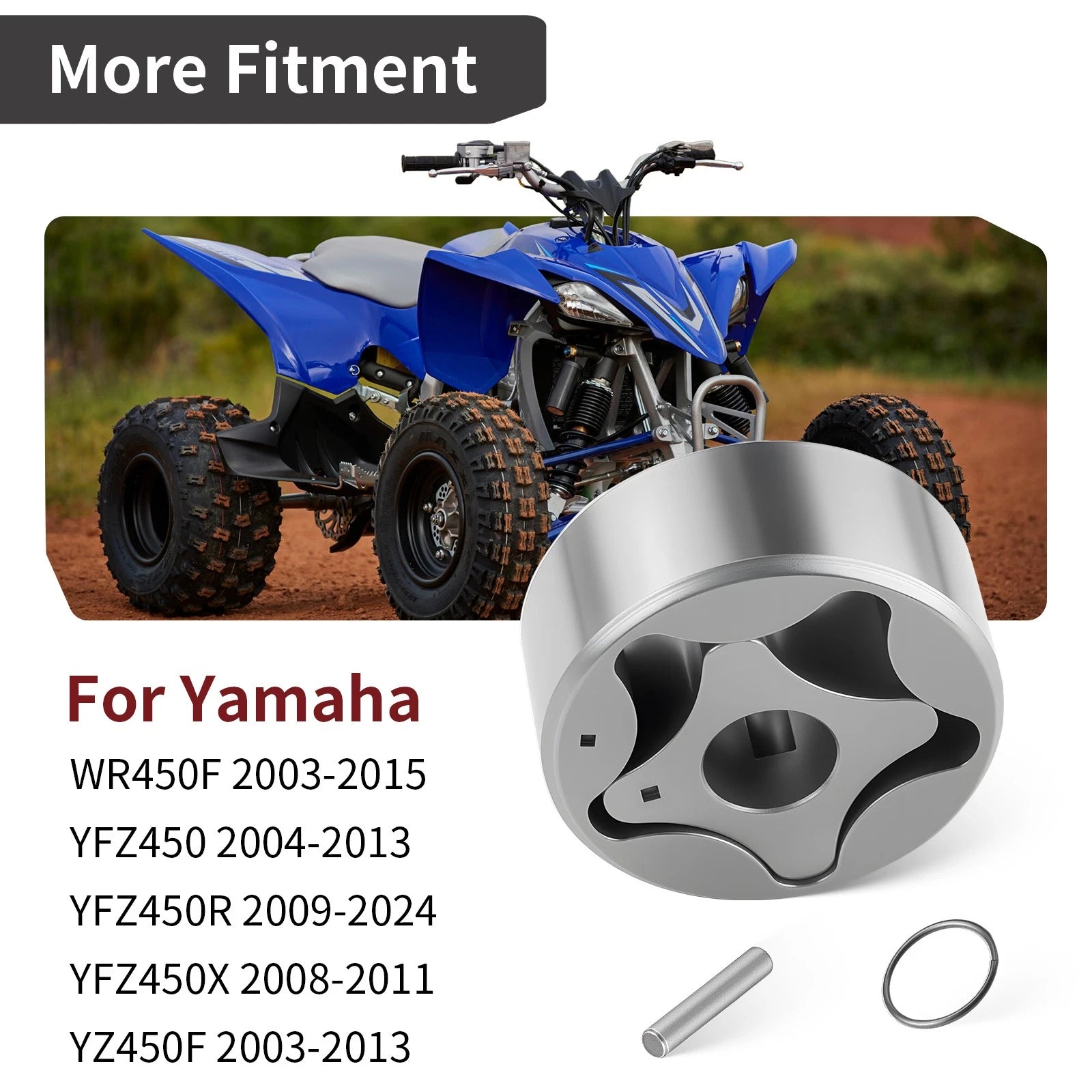 Oil Pump Rotor for Yamaha YFZ450 (2004–2013) / YZ450F (2003–2013) 5TA-13320-00-00
