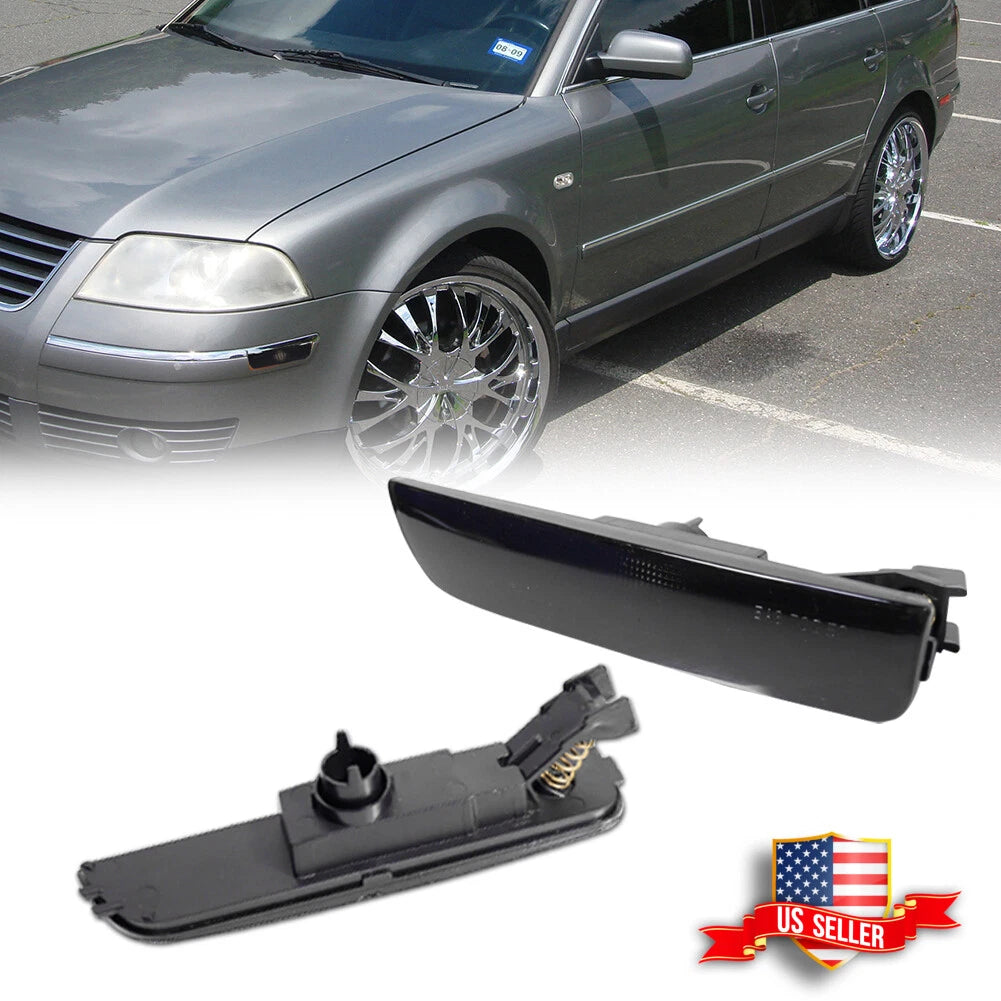 2X Smoke Lens Side Marker Lights for VW Passat B5.5 (2001–2005)