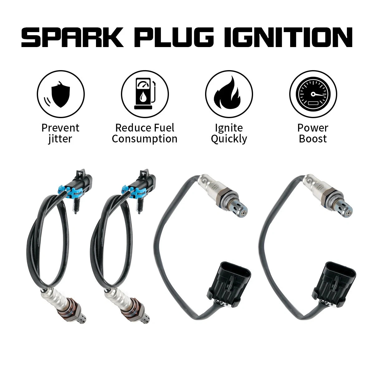 4PCS Oxygen Sensor for Chevy Express Tahoe Silverado (1996–2002)