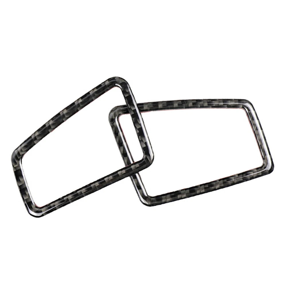 2Pcs Carbon Fiber Look Air Vent Outlet Cover for BMW 3 Series E90 E92 E93 (2005–2012)