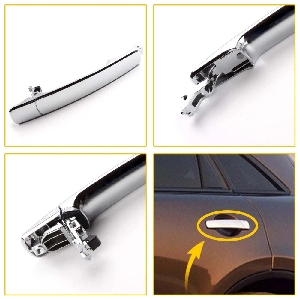 Set of 2 Outside Door Handles for Nissan Murano Rogue (2003–Present)