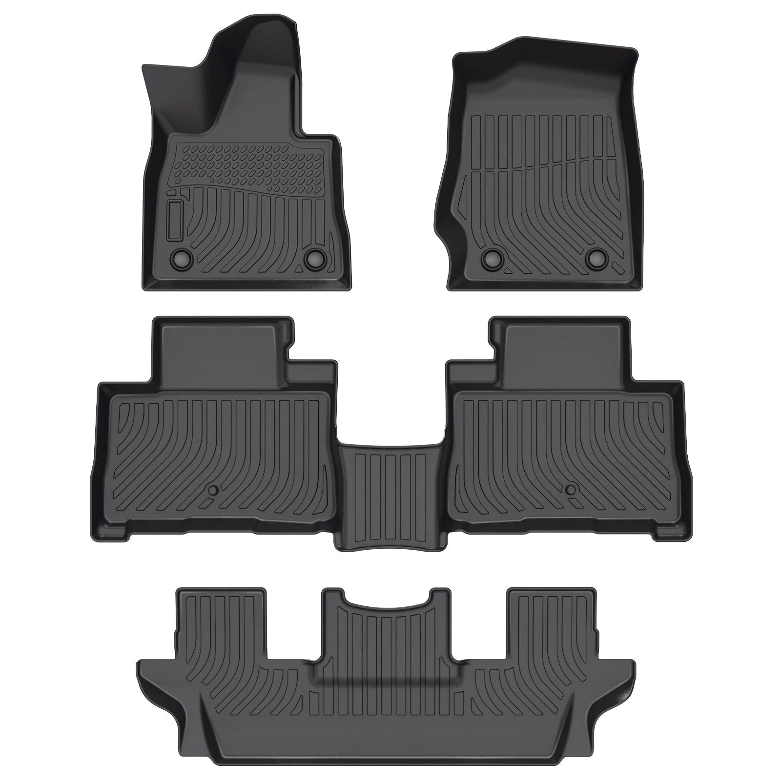 Set of 3 Row Floor Mats for Lincoln Aviator (2020–2025)