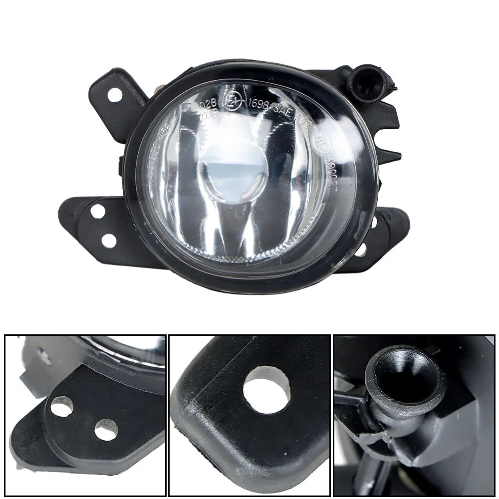 Clear Lens Fog Light Lamp Pair for Mercedes Benz