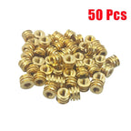 Set of 4 Brass Threaded Screw Inserts M3-0.5