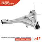 6X Front Control Arm with Ball Joint Tie Rod End for Ford F-150
