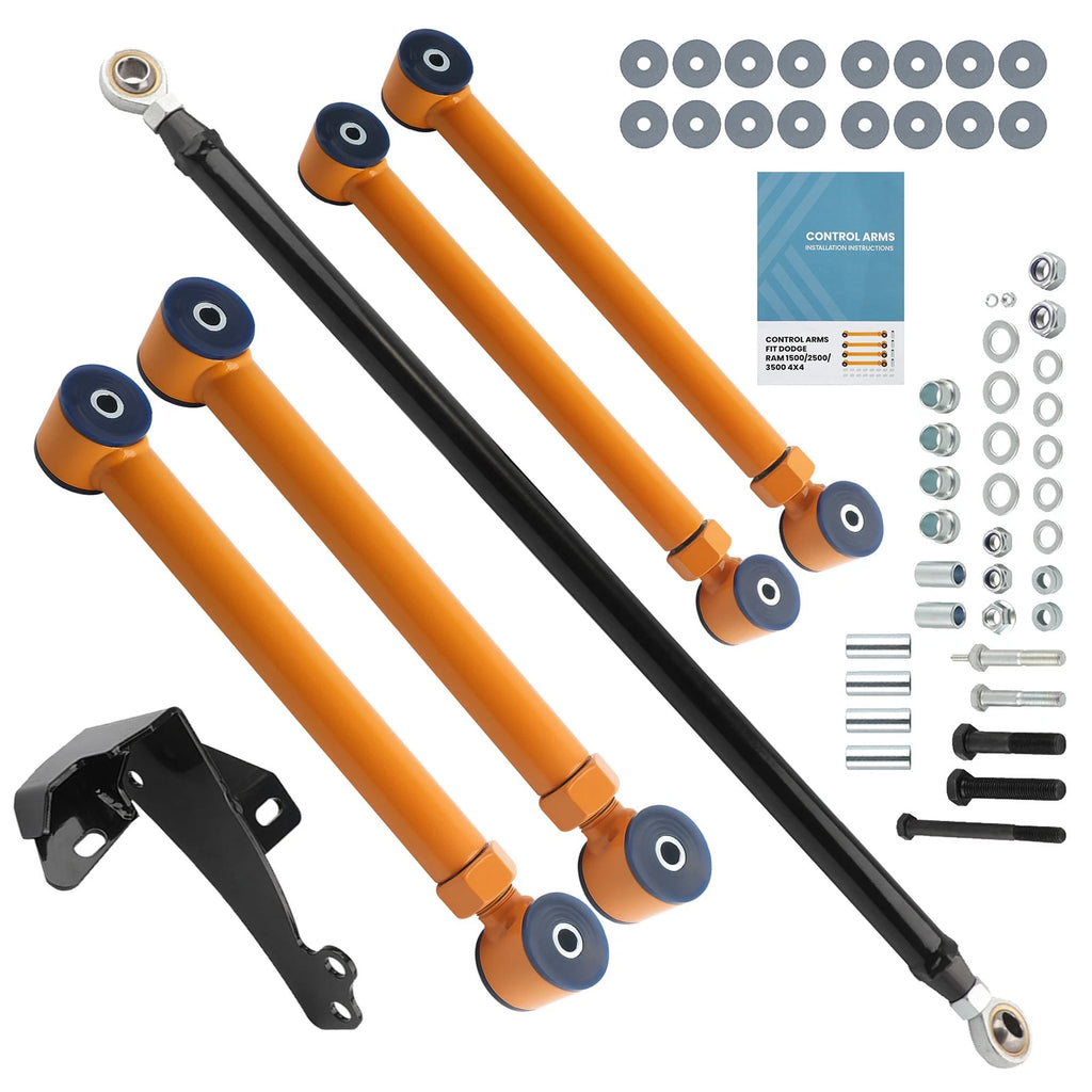 Set of 4 Front Upper Lower Arms for Dodge Ram 1500 2500 3500 4X4 (1994–2002)
