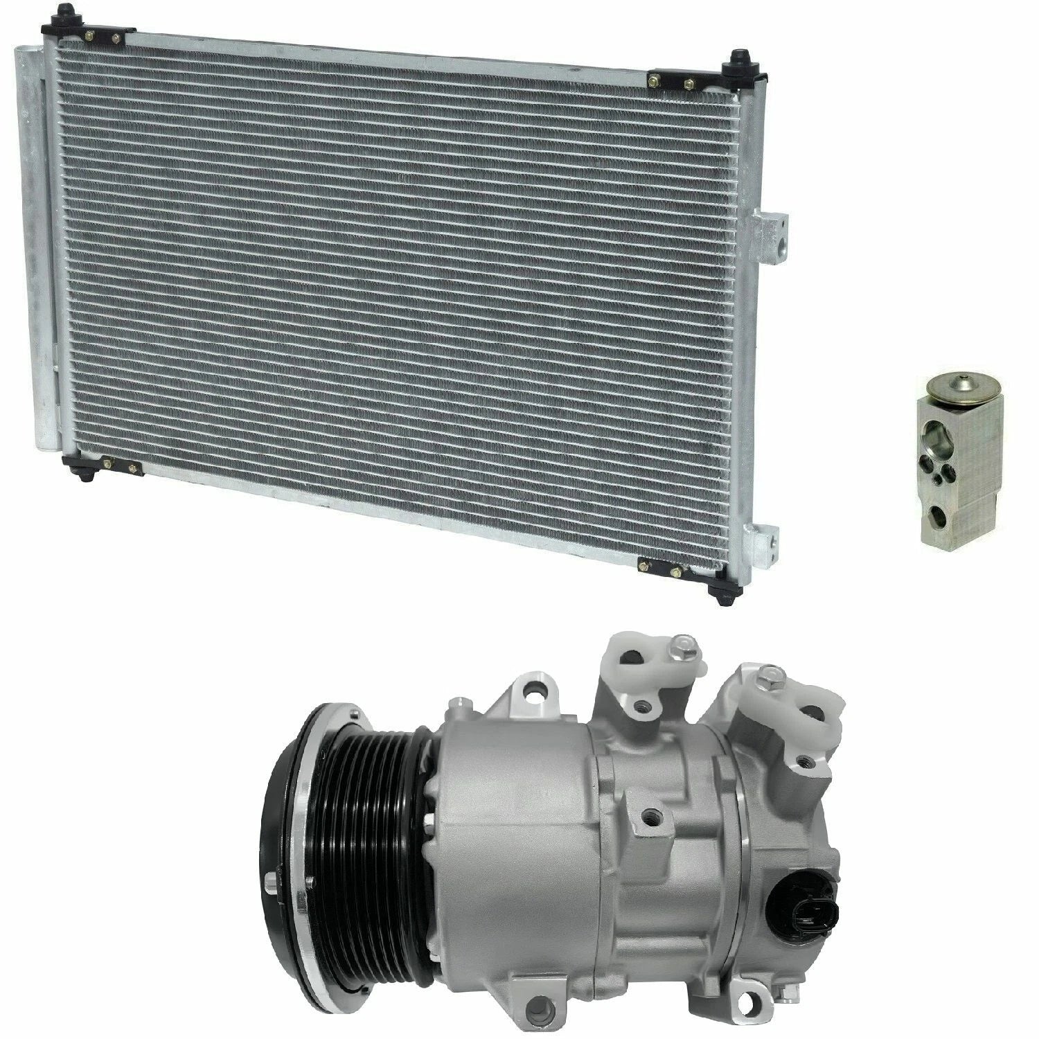 AC Compressor Kit With Condenser for Toyota RAV4 2.4L (2007–2012)