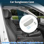 Set of 1 Car Sunglasses Case for T-Roc (2017–2024) ABS Grey