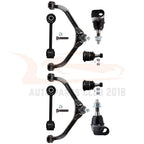 Set of 8 Front Upper Control Arm Ball Joint Tie Rod Kit for Jeep Liberty (2005–2007)