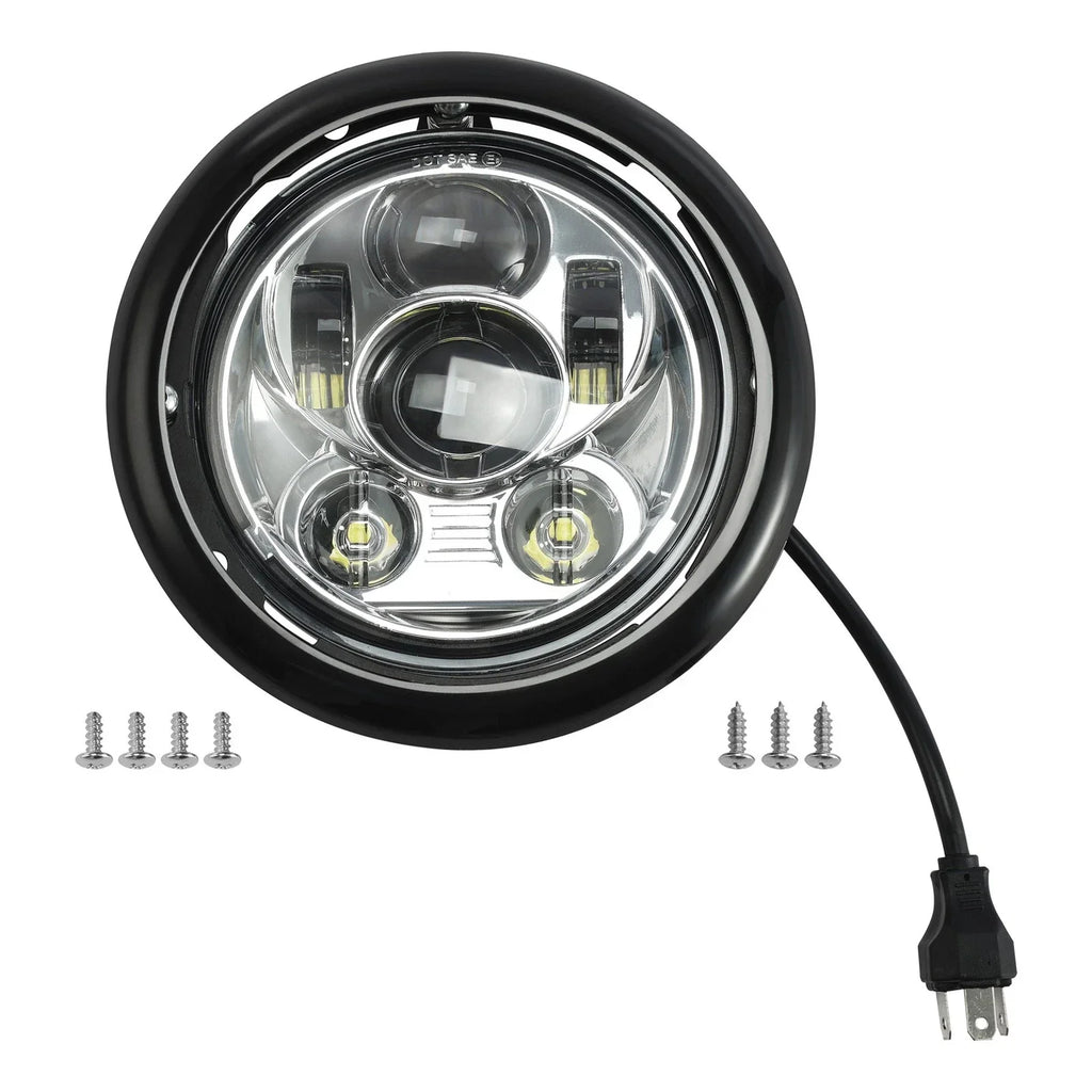 5.75'' LED Headlight & Mount Bracket for Harley Low Rider (2022-2025)