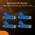 Set of 4 Fuel Injectors for Toyota Yaris 1.5L (2006–2012) 67407 12 Hole Design