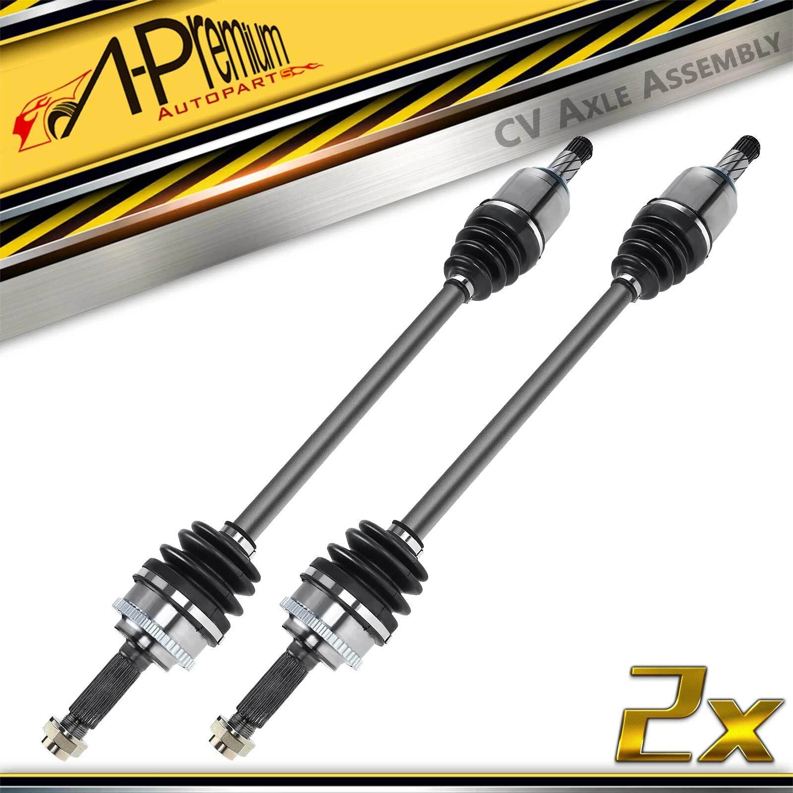 Pair Rear CV Axle Assembly for Subaru Outback (2000–2001) Legacy (2000–2004) Baja
