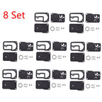 Set of 8 Fuel Pump Diaphragm Kit for B&S 16-18 HP Lawn Mower (393397)