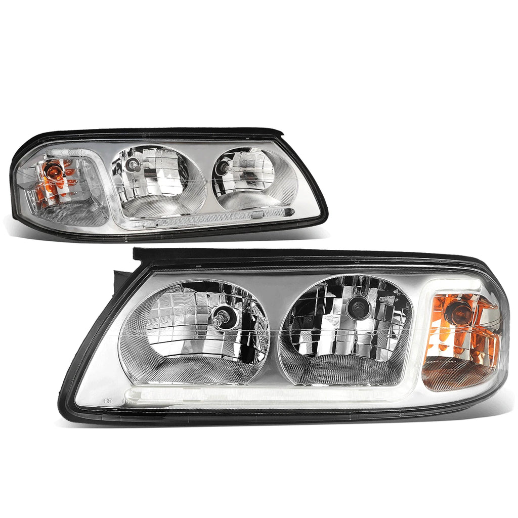 LED DRL Headlight/Lamp for Chevy Impala (2000–2005) Chrome Housing