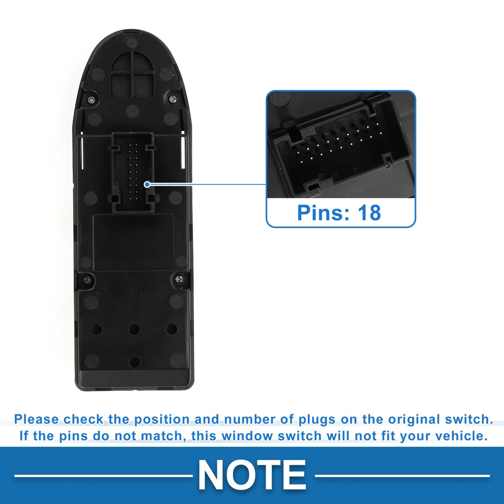 Power Window Switch for BMW 325i (2006) No. 61319217330