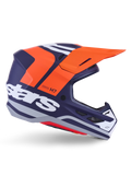 Alpinestars SM7 Core Helmet for Off-Road (XL, Orange/Blue Matte)