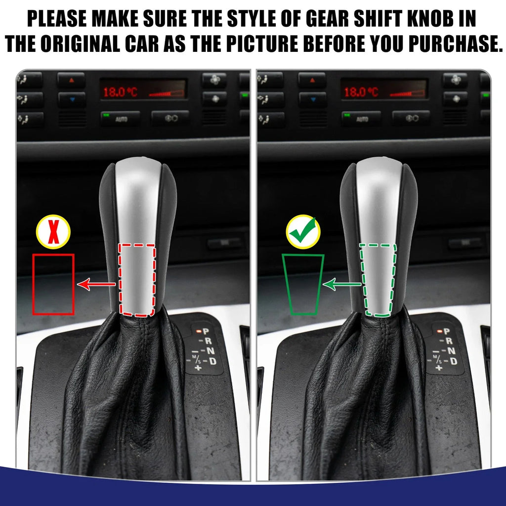 Carbon Fiber Gear Shift Knob Sticker for BMW 3 Series E91 E93 (2006-2012)