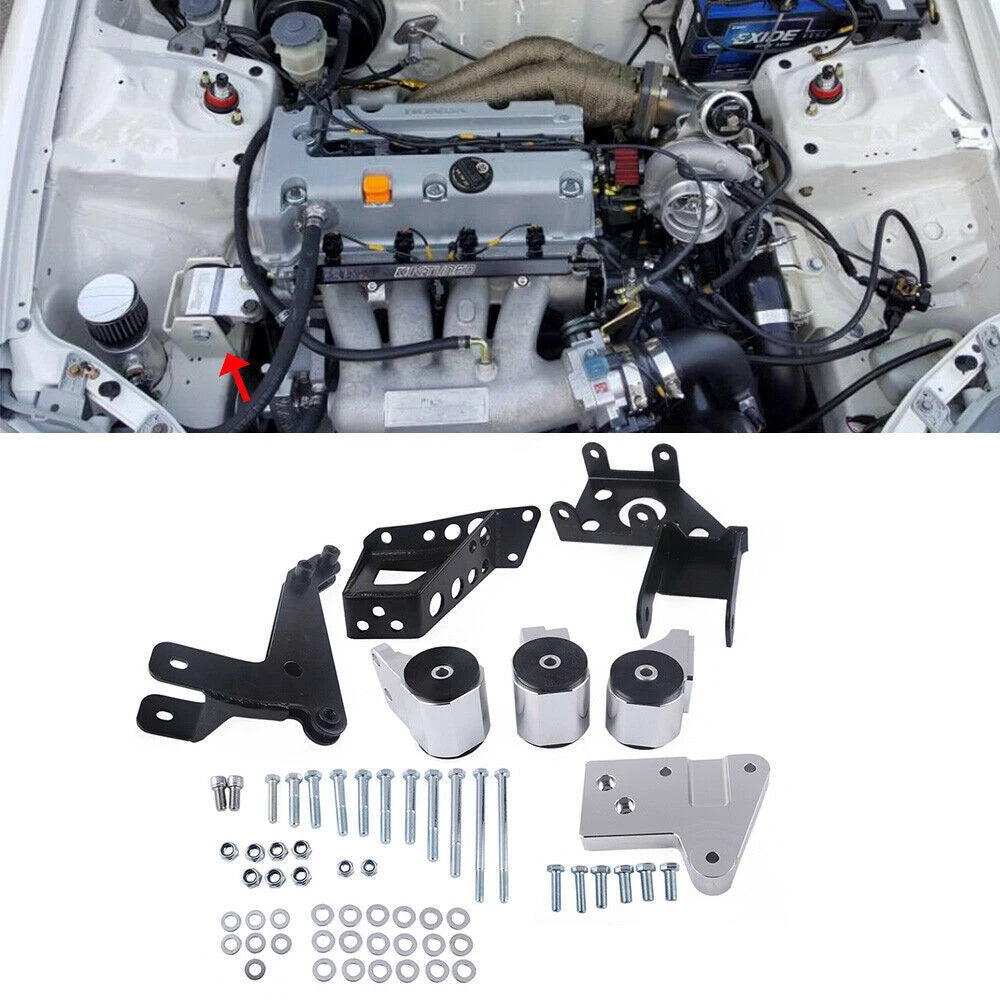 Engine Mount Bracket for Honda Civic (1992–1995) K-Swap K20 K24 K-Series DC2 EG6