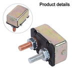 12V Automatic Reset Circuit Breaker Set of 3 (20A, 40A, 50A) for Vehicles