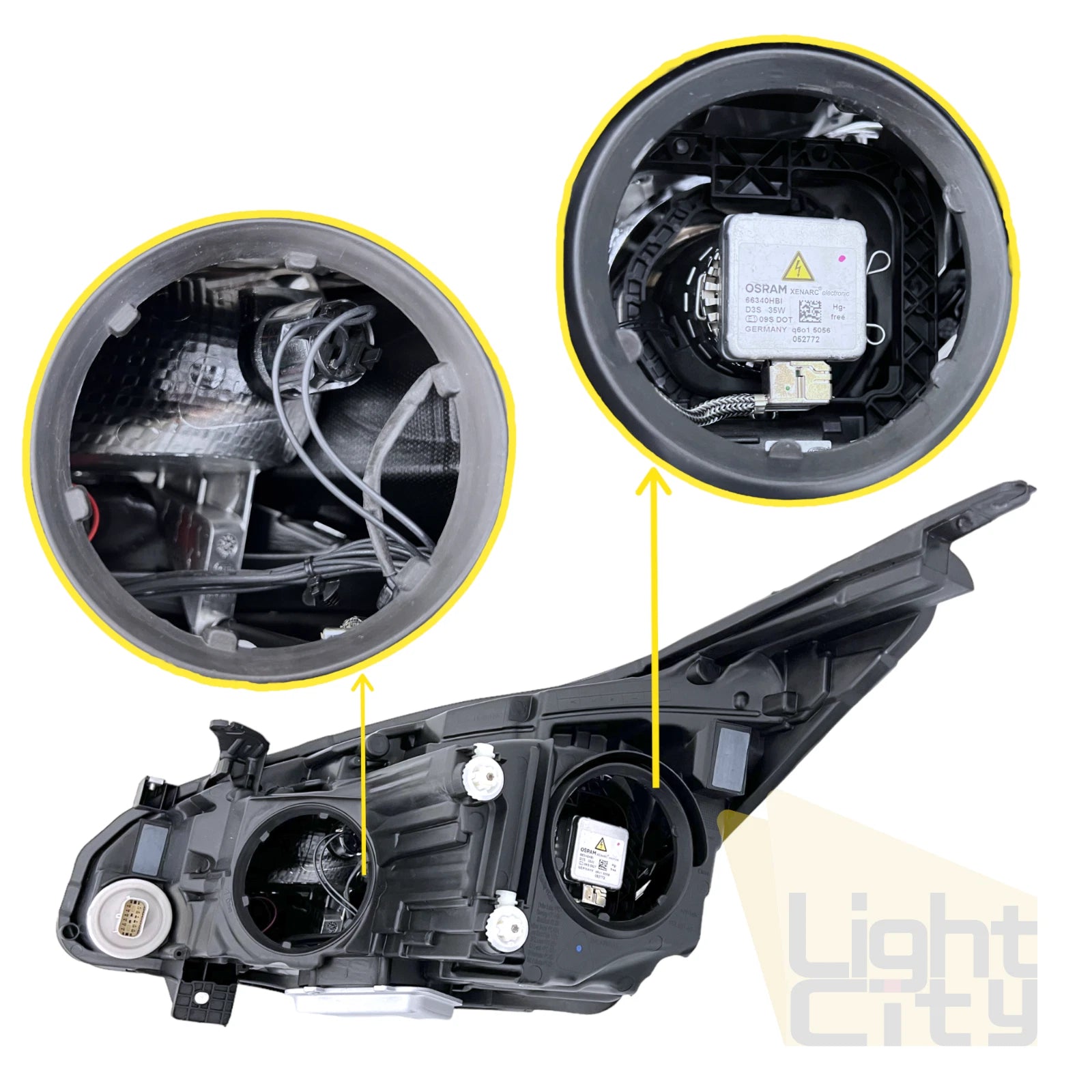 HID/Xenon Headlight with Bulb & Ballast for Buick Envision (2016–2018)