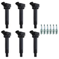 Set of 6 Ignition Coils & Spark Plugs for Camry ES300 RX300 V6 (1997–2006)