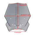 Windshield WindScreen for Honda CB650R (2024–2025) Gray