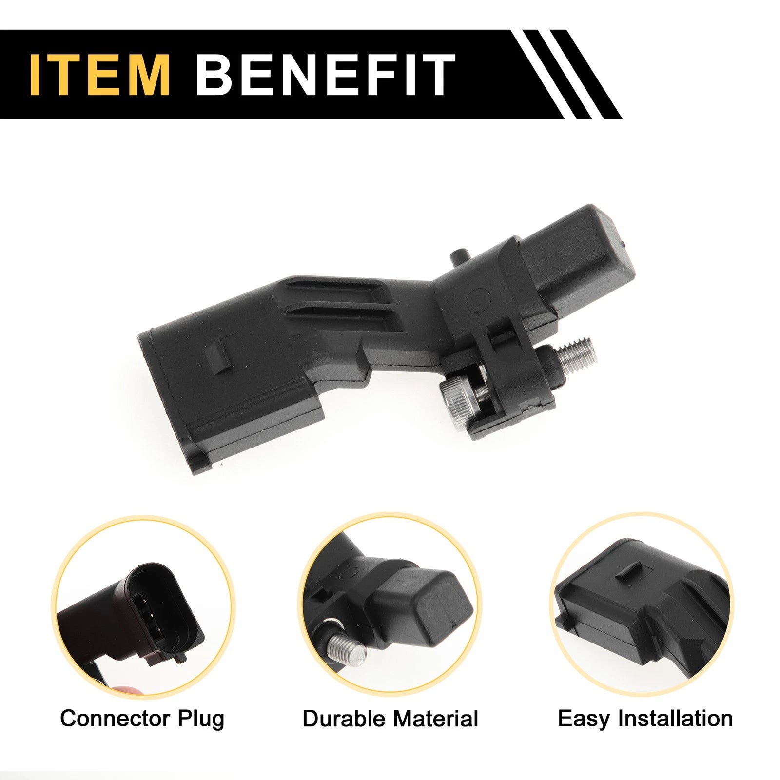 1 Pc Crankshaft Position Sensor No.03C906433B for Volkswagen Passat (2012–2014)