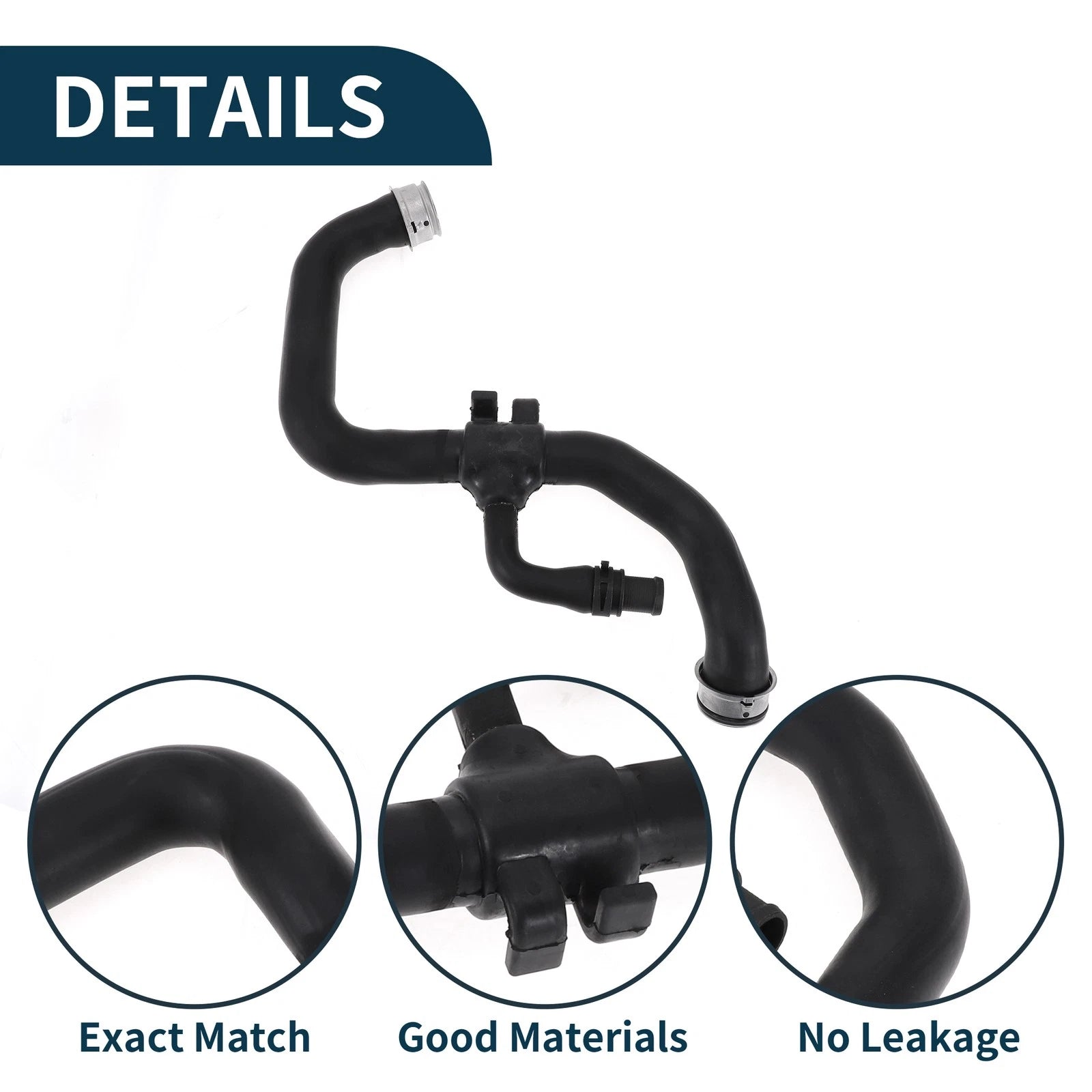 Radiator Hose for Mercedes-Benz E350 (2009–2013) No.A2045013782 Rubber