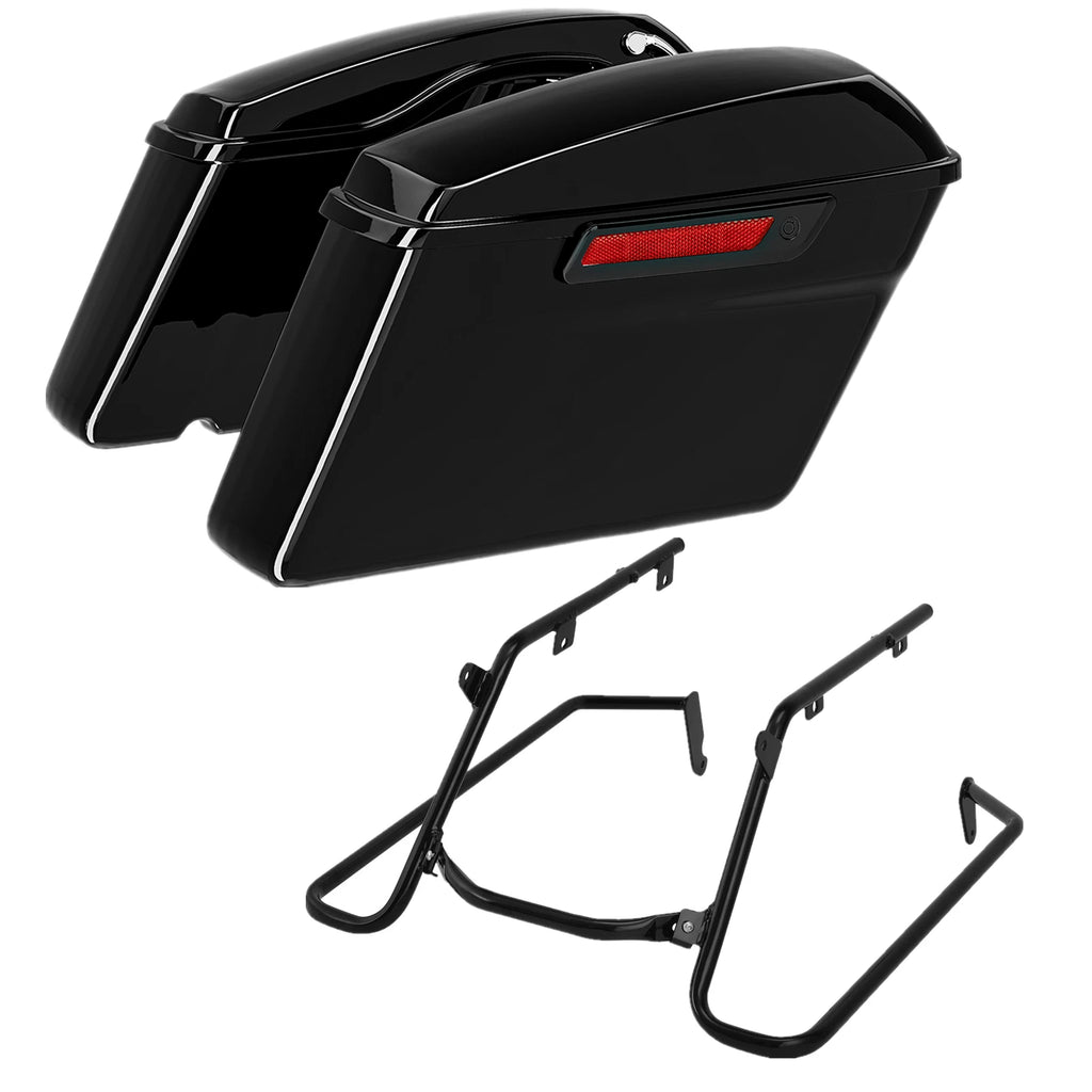 Hard Saddlebags & Conversion Brackets for Harley Softail Fat Boy (2018–2023)