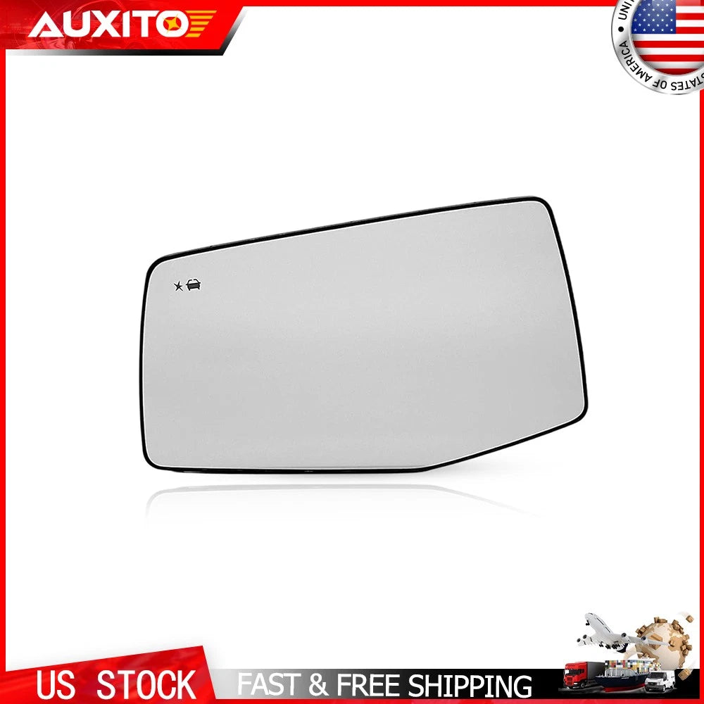 Heated Left Side Mirror Glass with Blind Spot for GMC Sierra 1500 (2019–2025)