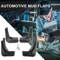Set of 2 Front & Rear Mud Flaps for Volkswagen Golf (2015–2017)
