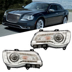 Set of 2 Halogen Headlights for Chrysler 300 (2018–2023)