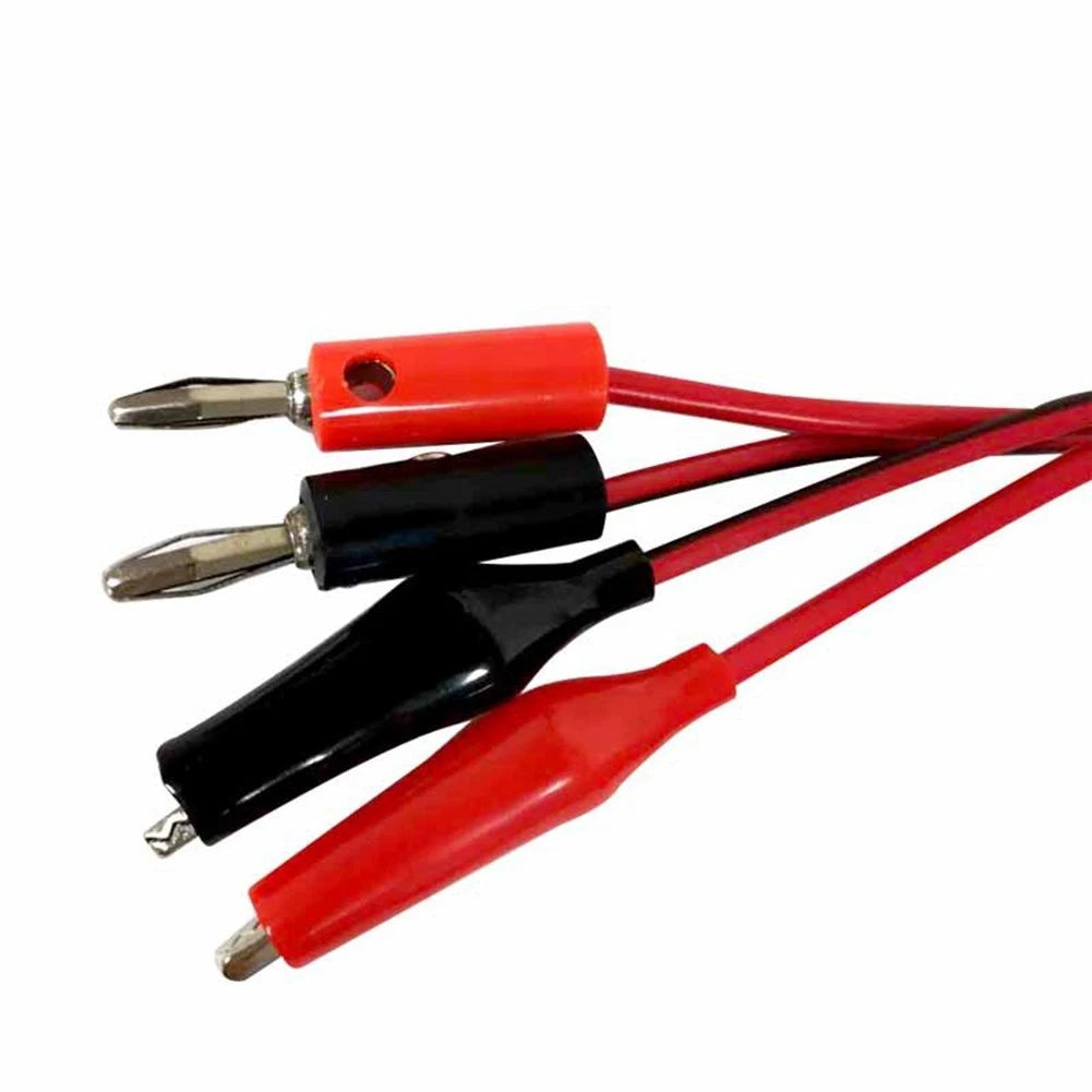 Test Cable Set of 2 for DC Power Supply (60cm, 10A, Red Black)