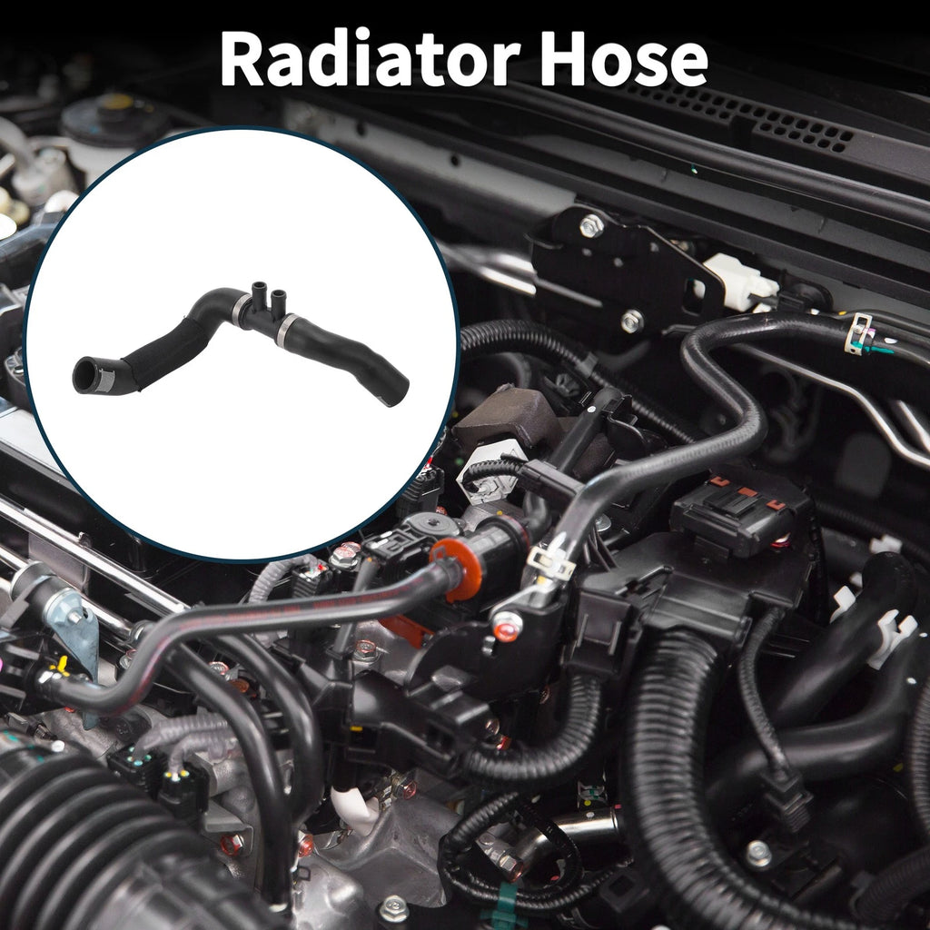 Radiator Hose for Volkswagen Golf (2009–2011) Rubber Plastic Black