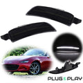 2X Smoke White LED Front Side Marker Lights for Mazda MX-5 Miata (2016–2023)