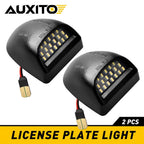 Set of 2 White LED License Plate Lights for Chevy Silverado GMC Sierra 1500 2500