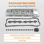 Aluminum Valve Cover & Gasket & Cap for BMW 325CI 325I 525I 530I X5 Z3 (1998–2006)