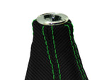 Manual Shift Boot Cover for Acura NSX (1991–2005) Carbon Fiber Green Stitch
