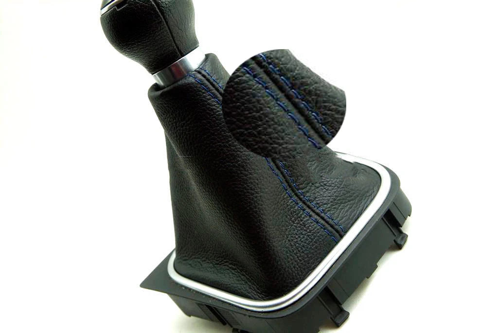 Manual Shift Boot for VW Jetta Vento Bora (2005–2012) Blue Stitch