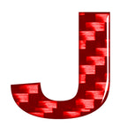 Car Badge Emblem Alphabet Letter Decals Stickers for