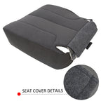 Driver Bottom Cloth Seat Cover for Dodge Ram 1500 2500 (2002–2005) Dark Gray