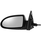 Set of 2 Textured Black Side Mirrors for Hyundai Accent (2007)