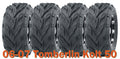 Set of 4 16x8-7 WANDA ATV Tires for Tomberlin Kolt 50 (2006–2007)