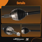 CV Axle Shaft Set of 2 for Nissan Maxima (2009–2014)