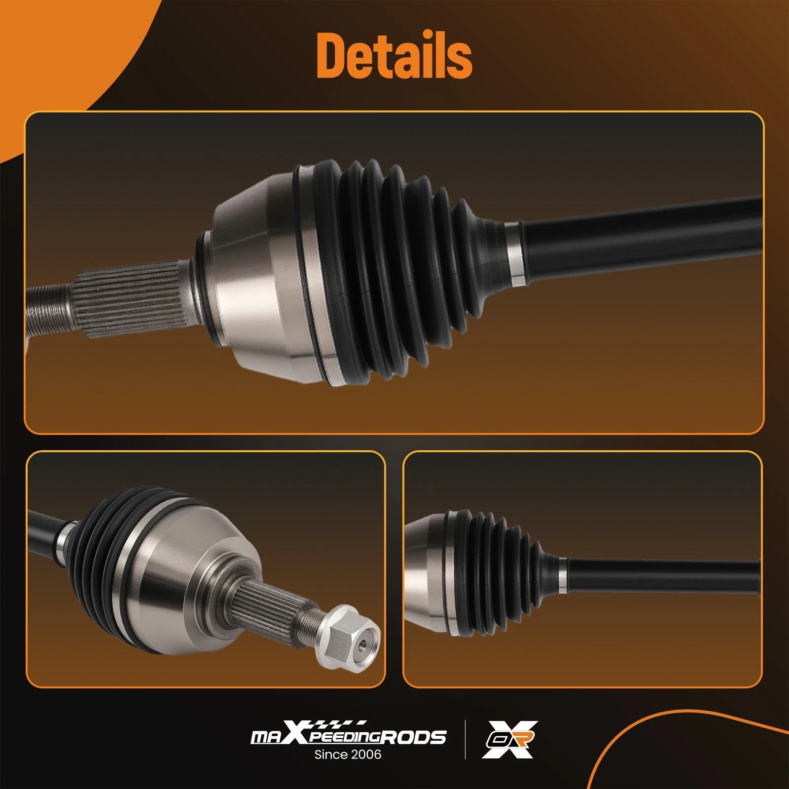 CV Axle Shaft Set of 2 for Nissan Maxima (2009–2014)